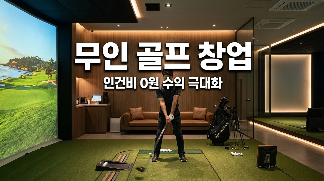 24시간 무인 스크린골프 창업 비용 및 수익 분석: 인건비 0원의 비밀