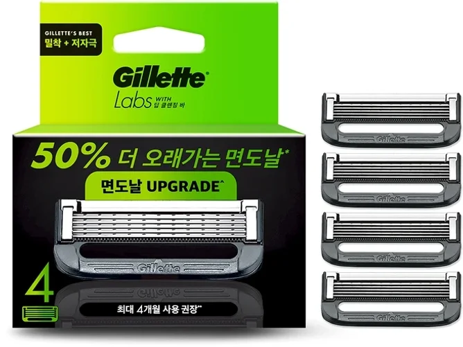 질레트랩스 정품 딥클렌징바 면도날