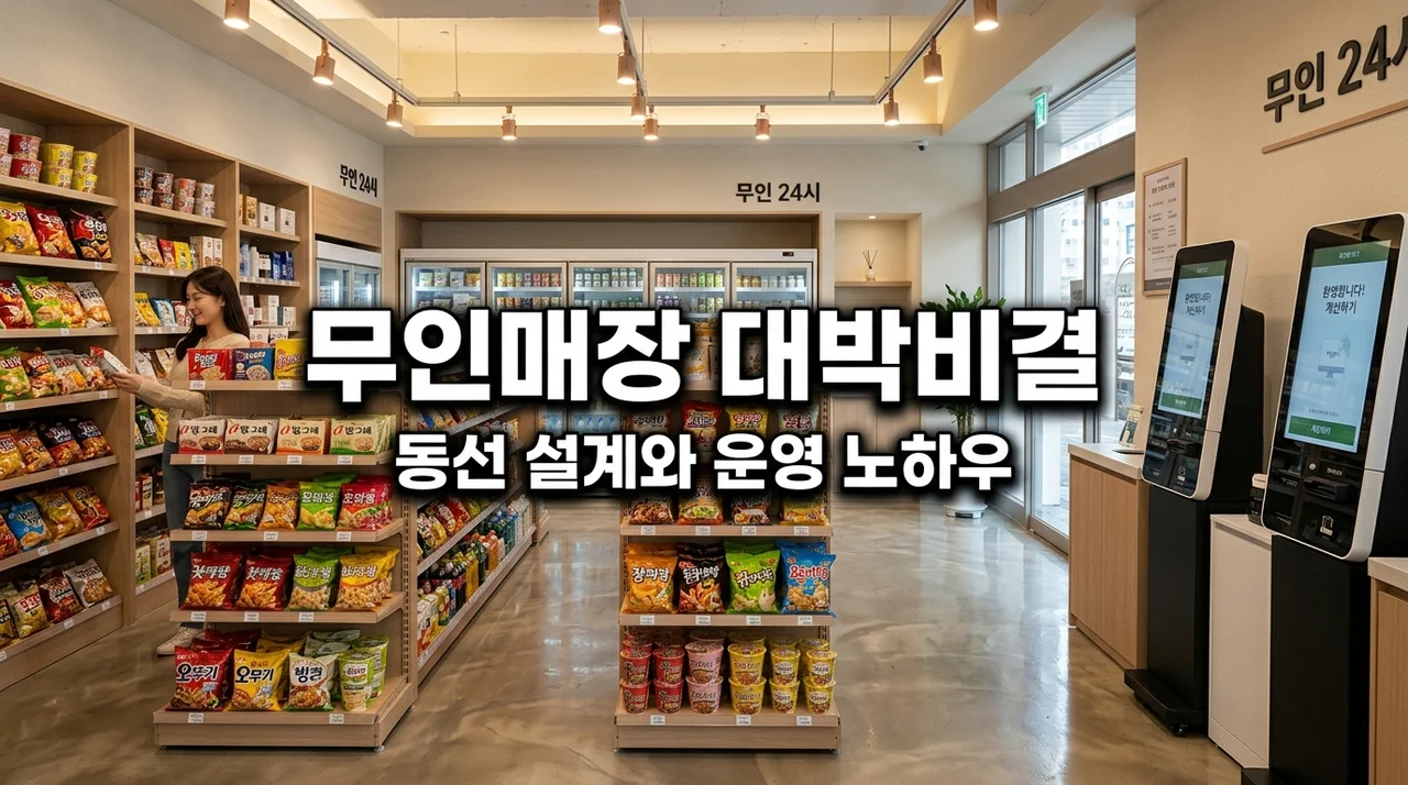 무인매장 동선 설계 및 운영 노하우: 매출 30% 높이는 배치법
