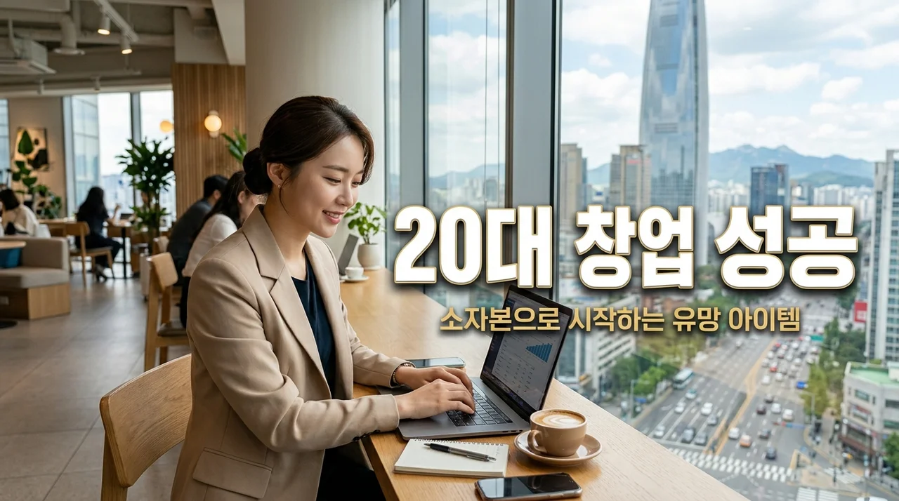 20대 창업아이템 추천! 소자본으로 월 500만원 버는 성공 공식 5가지