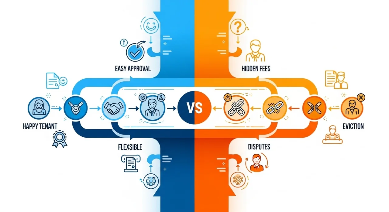 갱신요구권 행사 vs 묵시적 갱신 비교