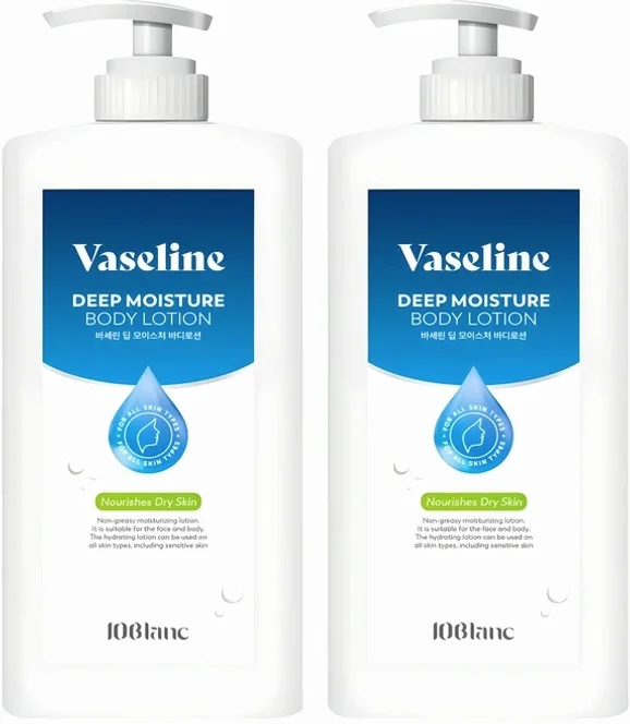 바세린 딥 모이스처 바디로션 대용량 고보습 텐블랑