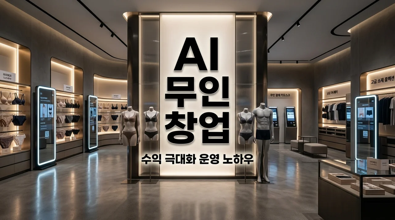 AI 무인 언더웨어 매장 운영 노하우: 수익 200% 올리는 실전 가이드