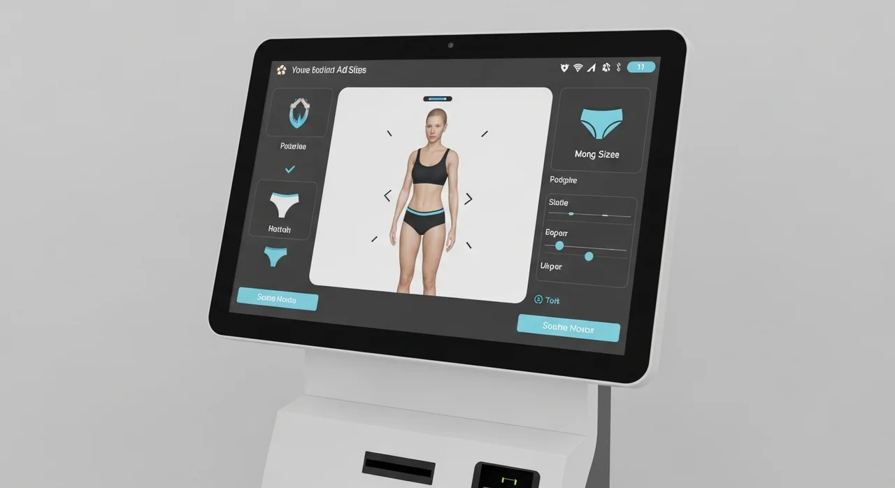 일반 무인 매장 vs AI 무인 언더웨어 매장 비교