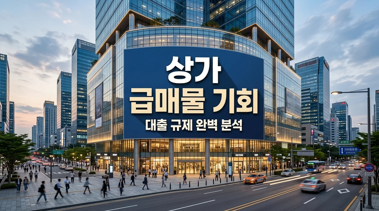 다주택자 대출 규제 여파, 상가 급매물 잡는 법과 투자 전략