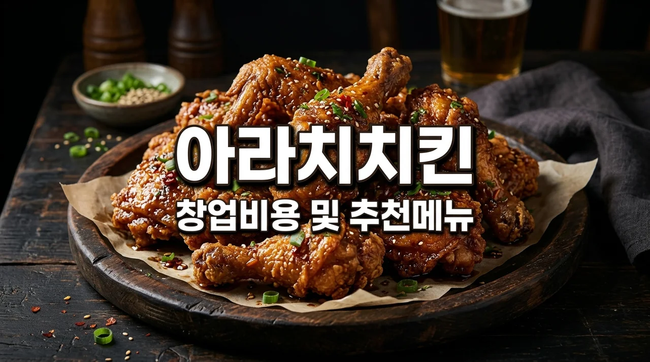 아라치치킨 창업비용과 인기 메뉴 추천, 성공을 위한 핵심 전략 3가지