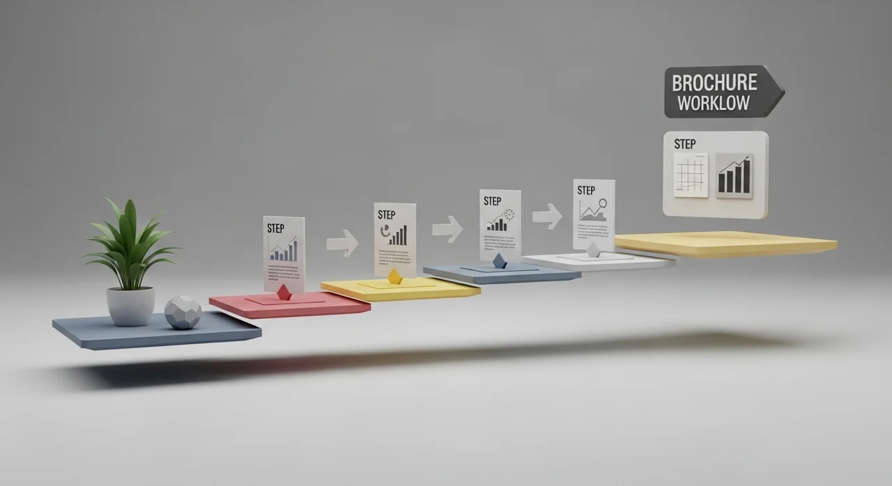 실패 없는 브로셔제작 3단계 프로세스