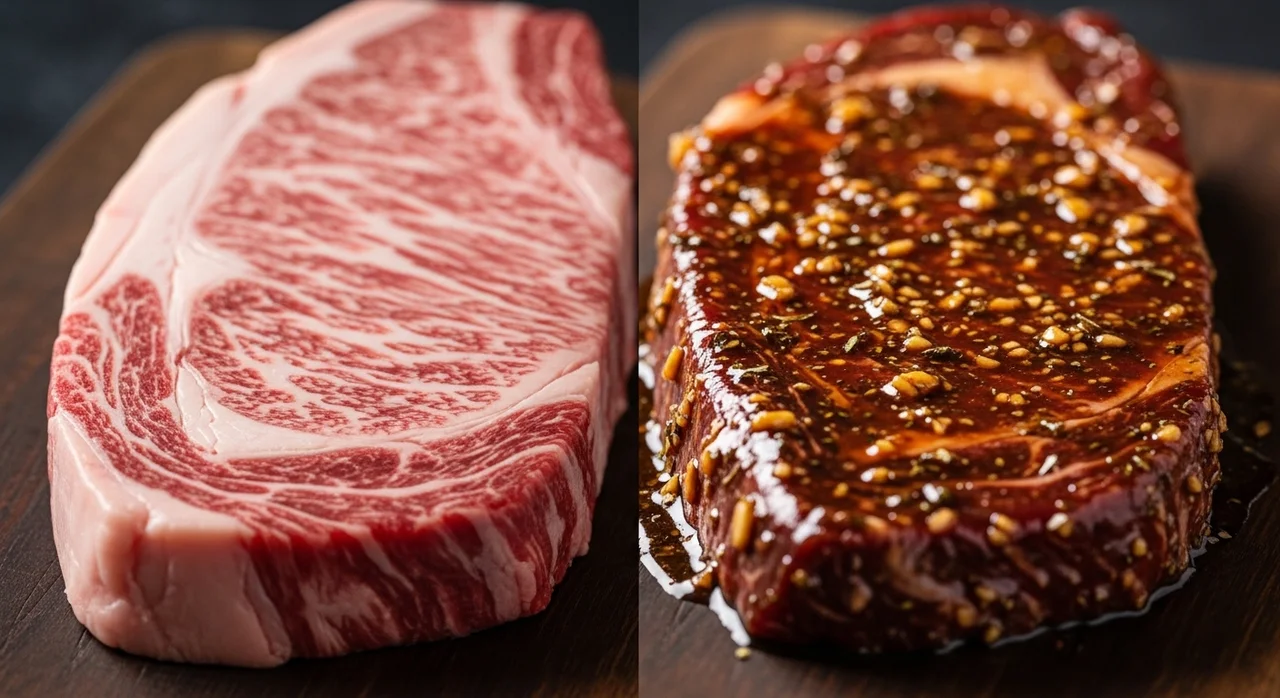 마늘갈비 vs 생고기, 뭘 시켜야 할까?