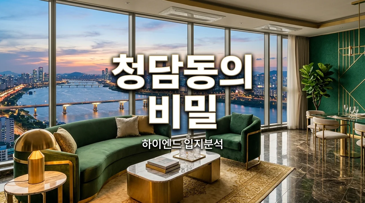 에테르노청담배후수요입지 분석: 300억대 하이엔드 부동산의 비밀