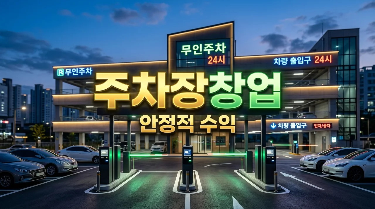 무인 주차장 창업 비용 및 현실 수익률 총정리 (입지 분석 포함)