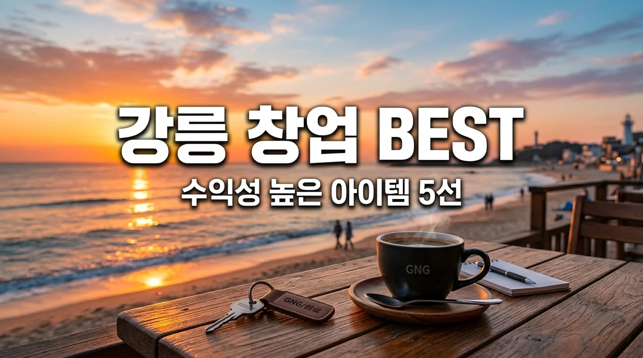 강릉 창업 아이템 BEST 5: 2026년 안정적인 수익을 위한 실전 가이드