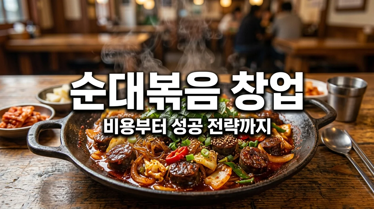순대볶음집 창업 비용부터 성공 전략까지! 소자본 창업 완벽 가이드