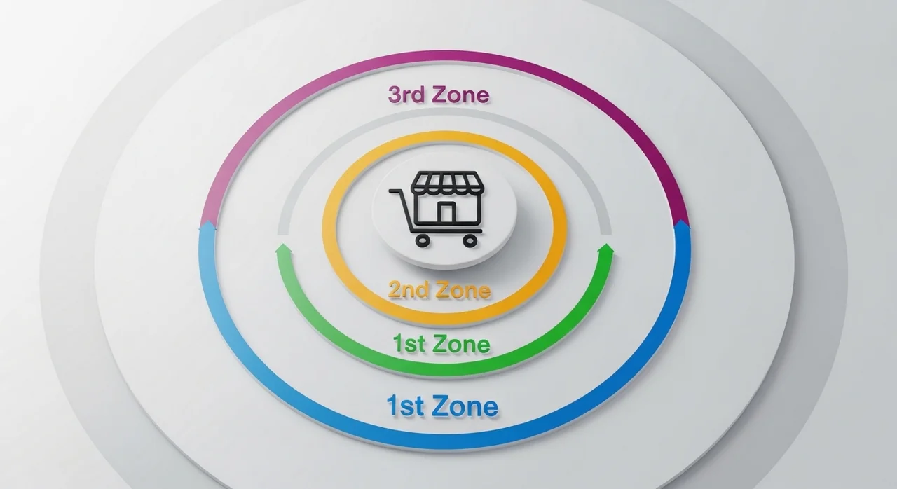 상권의 3단계 구분: 1차, 2차, 3차 상권 이해하기