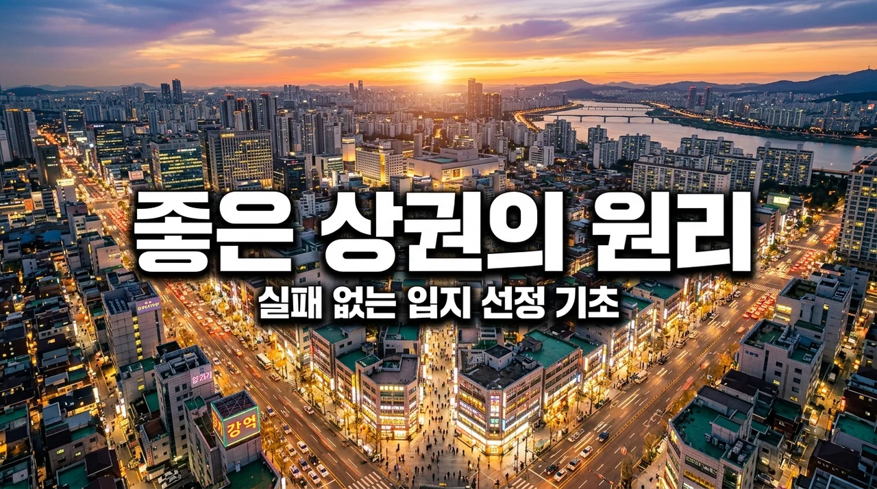 상권분석 기초: 돈 버는 좋은 상권이 만들어지는 3가지 원리