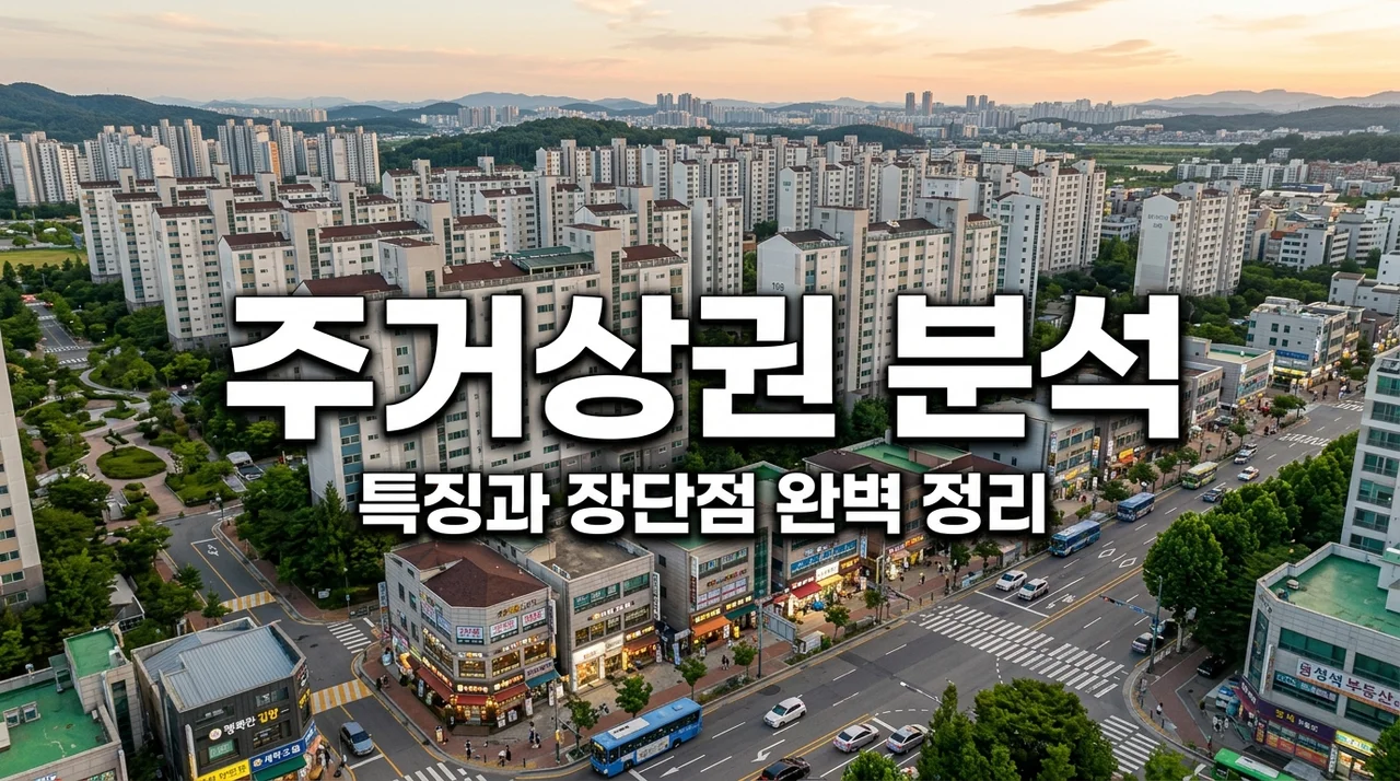 주거상권 분석 기초: 성공 창업을 위한 특징과 장단점 완벽 가이드