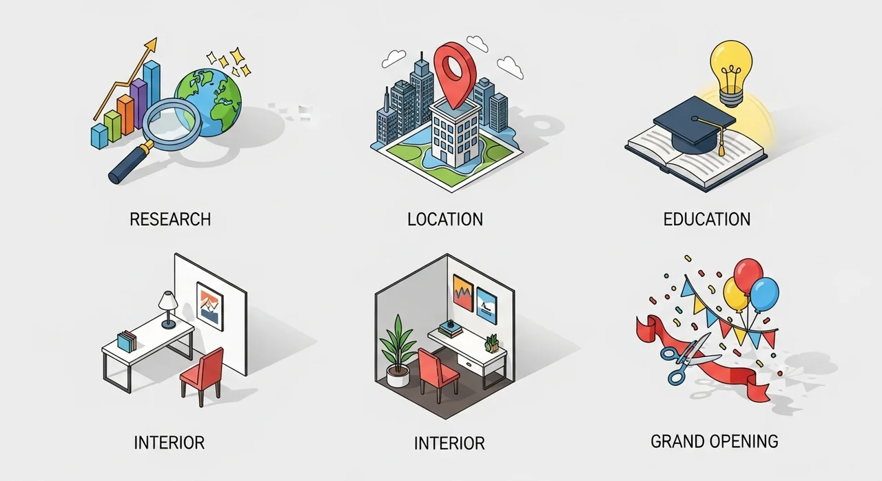 성공적인 오픈을 위한 5단계 스텝 가이드