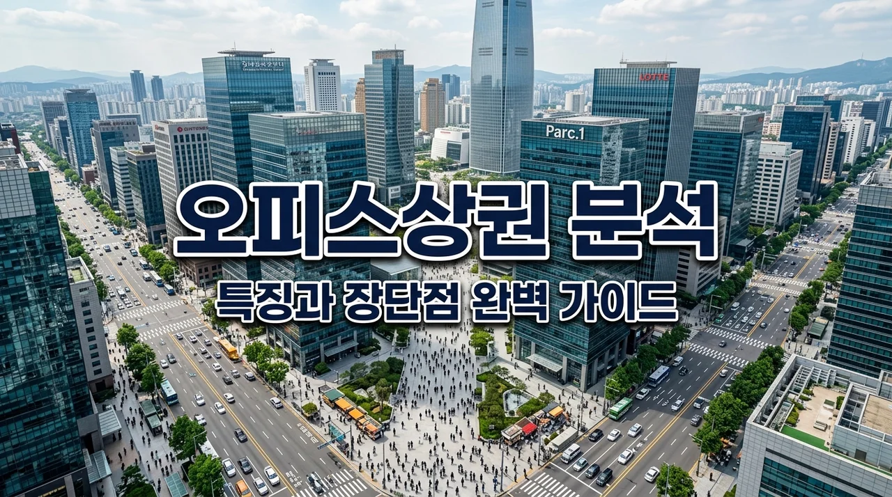 오피스상권 분석 가이드: 특징부터 장단점까지 완벽 정리 (상권분석 기초 12)
