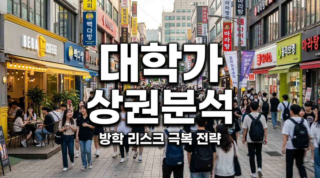 대학가 상권 분석 기초: 방학 리스크 넘는 특징과 장단점 완벽 가이드