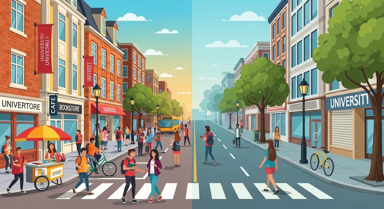 대학가 상권의 장점과 단점 한눈에 비교하기