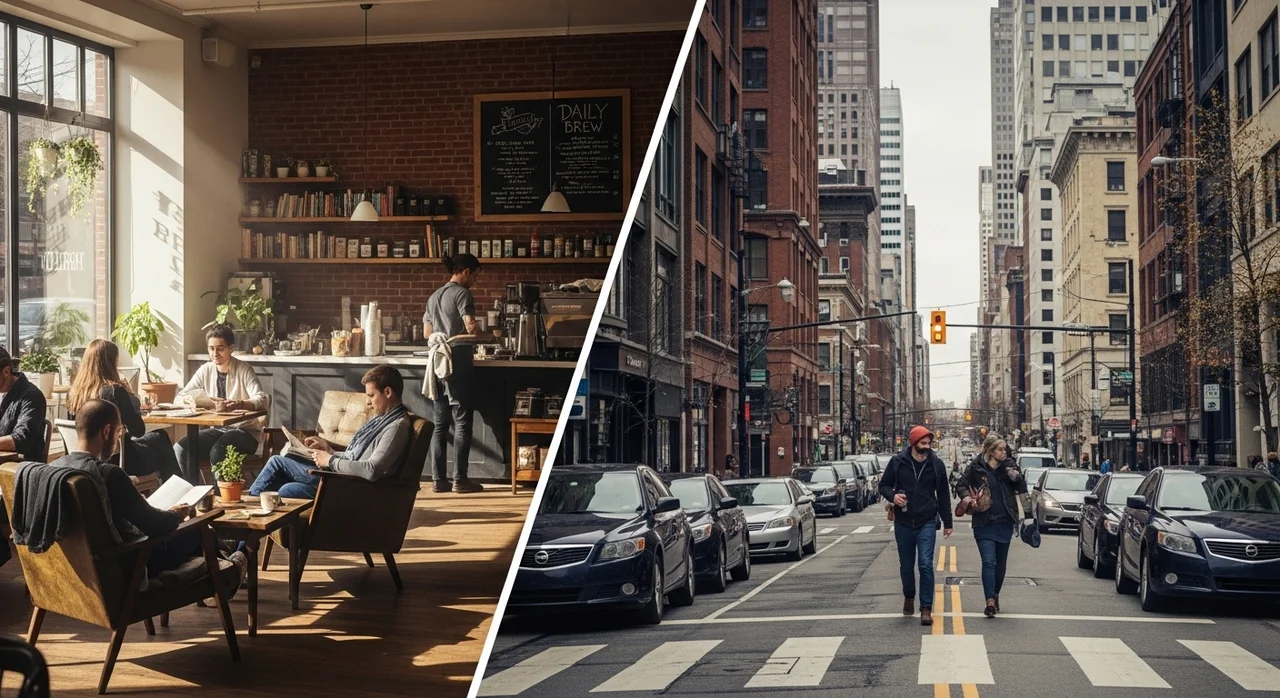 목적형 상권 vs 충동형 상권의 심리 차이