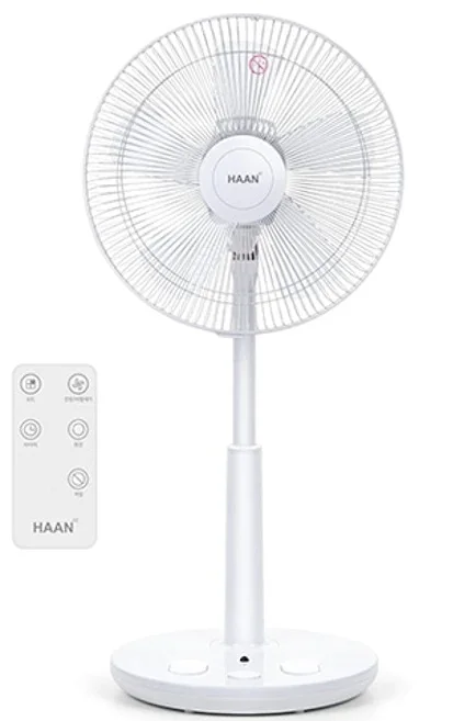 한경희생활과학 초미세풍 발터치 리모컨 선풍기