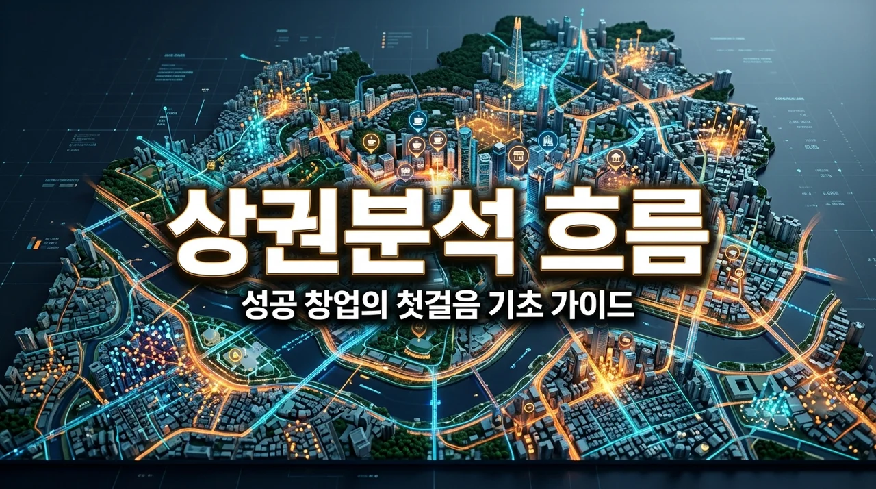 상권분석 기초: 성공 창업을 위한 상권분석 전체 흐름 완벽 정리