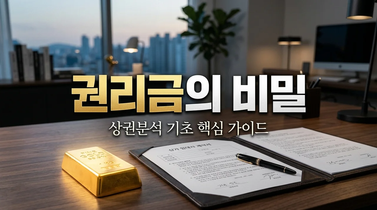 상권분석 기초: 권리금이 생기는 이유와 구조 완벽 가이드