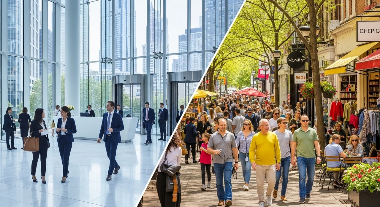 평일 vs 주말: 상권의 두 얼굴 비교하기