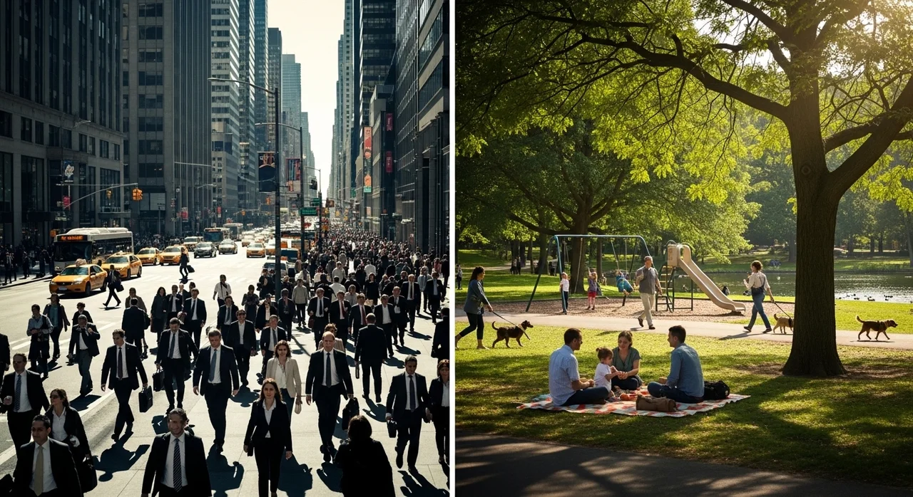 평일과 주말, 왜 상권의 성격이 완전히 다를까요?