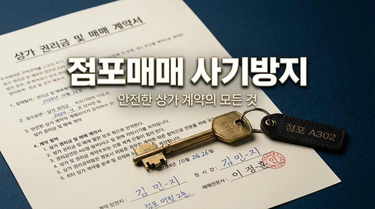 점포 매매 사기 유형 3가지와 피해 예방하는 필수 체크리스트
