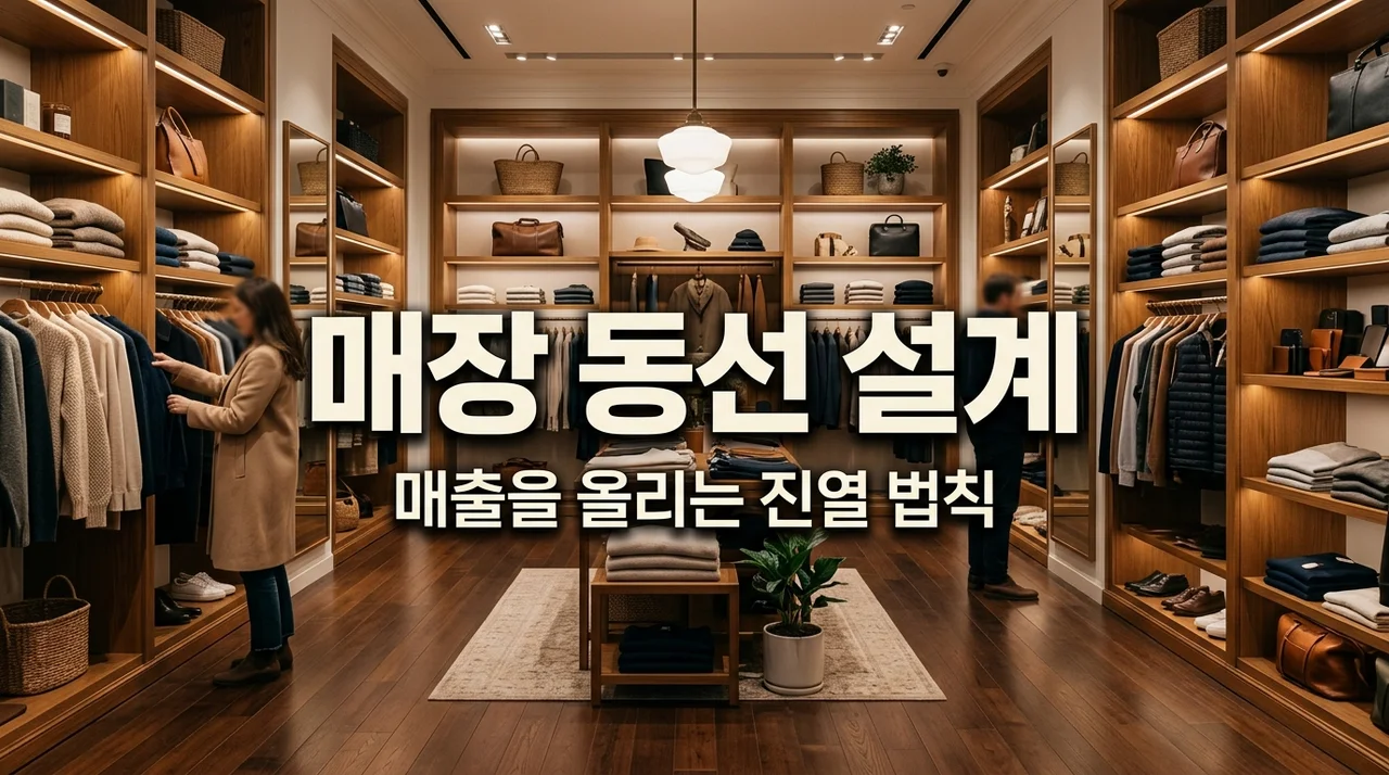 매출 올리는 매장 진열 동선 설계, 손님이 오래 머무는 3가지 비밀
