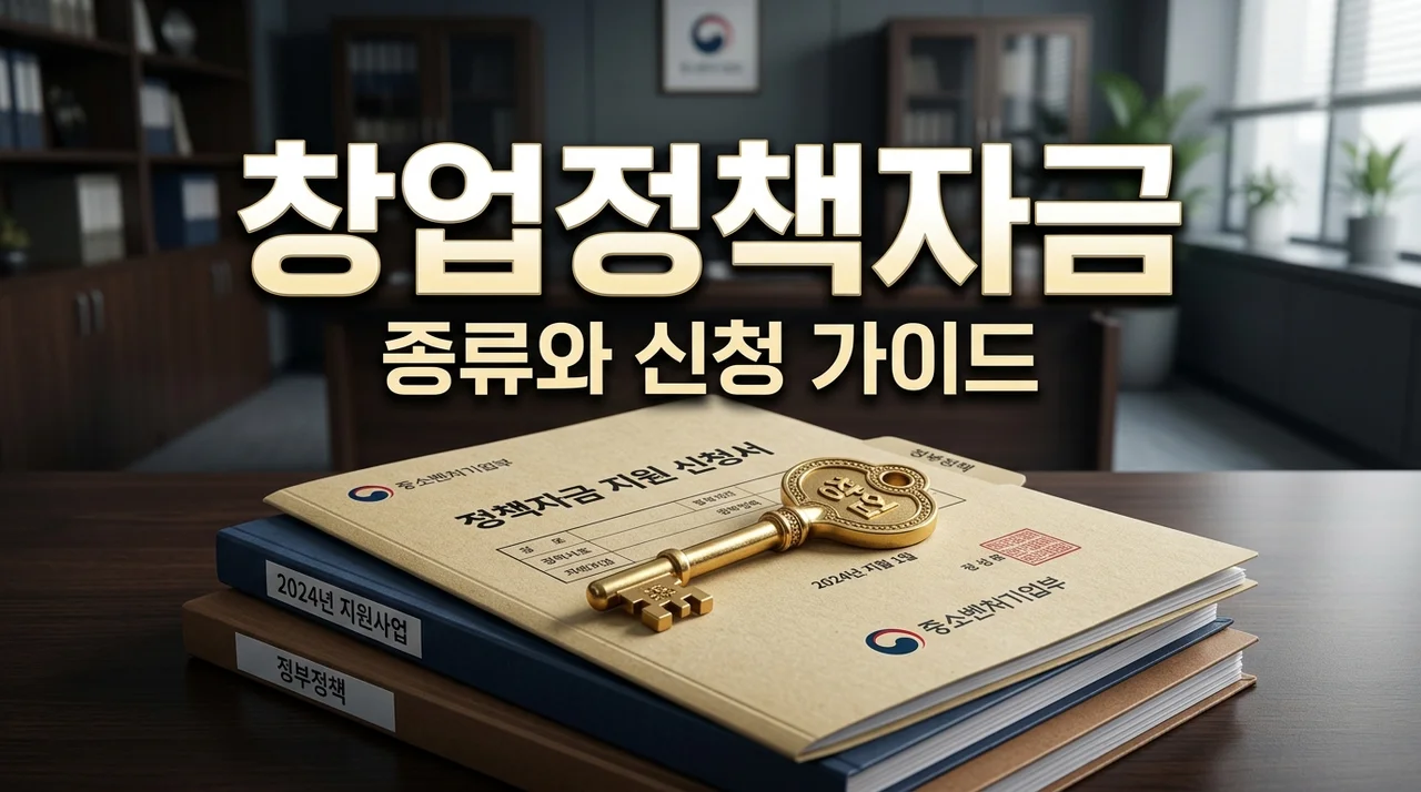 창업 시 받을 수 있는 정책자금 종류 및 나에게 맞는 자금 찾기