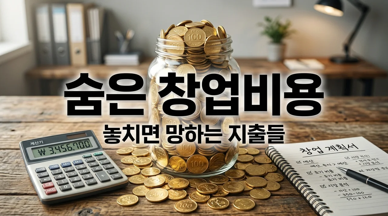 창업 초기자금 외에 숨어있는 비용들: 놓치면 망하는 5가지 진짜 지출
