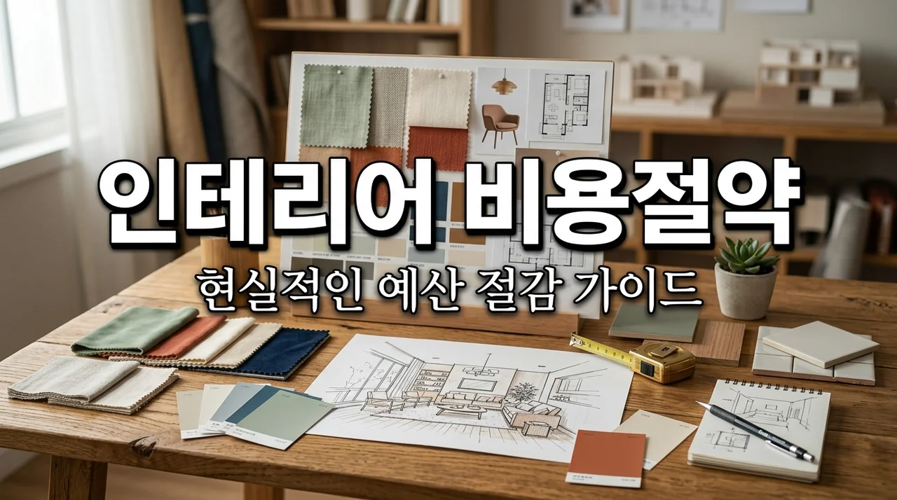 인테리어 비용 아끼는 현실적인 방법 평당 100만원 절약 비법