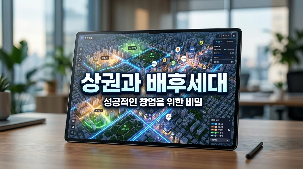 배후세대와 상권의 관계 분석하기: 창업 실패를 피하는 입지 공식