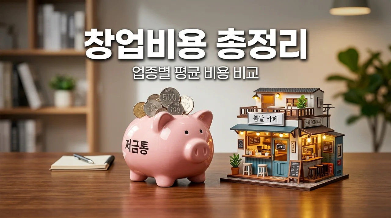 업종별 평균 창업비용 한눈에 보기! 실패 없는 예산 계획 가이드