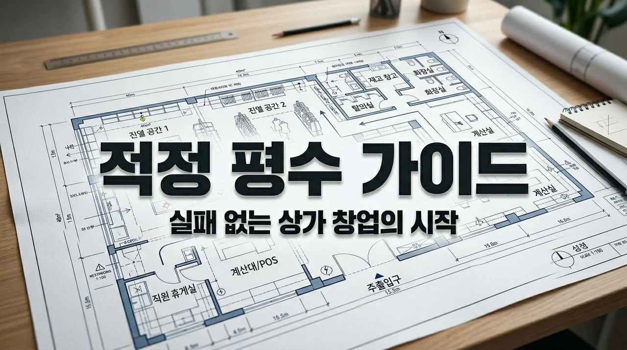 업종별 적정 점포 평수 정하는 기준: 실패 없는 상가 창업 가이드