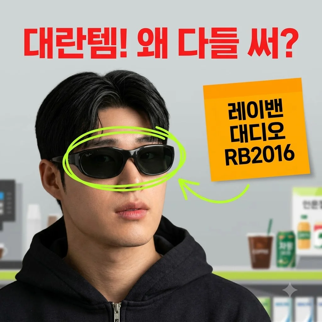레이밴 대디오 RB2016 스포츠 선글라스 요즘 대란인 이유